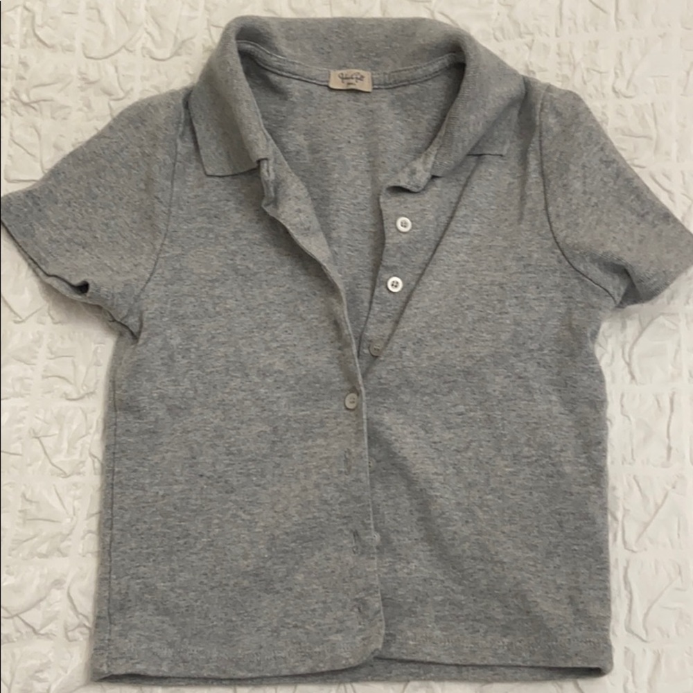 Brandy Melville Button Up T-shirt